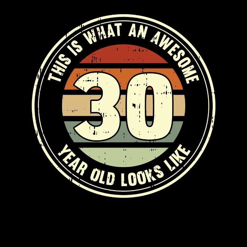 30e anniversaire pour que vous voyiez avec 30 cadeaux rétro