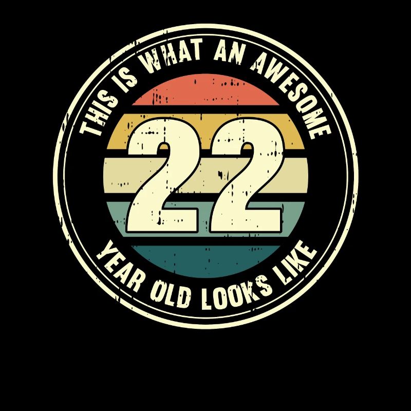 22e anniversaire pour que vous voyiez avec 22 cadeaux rétro