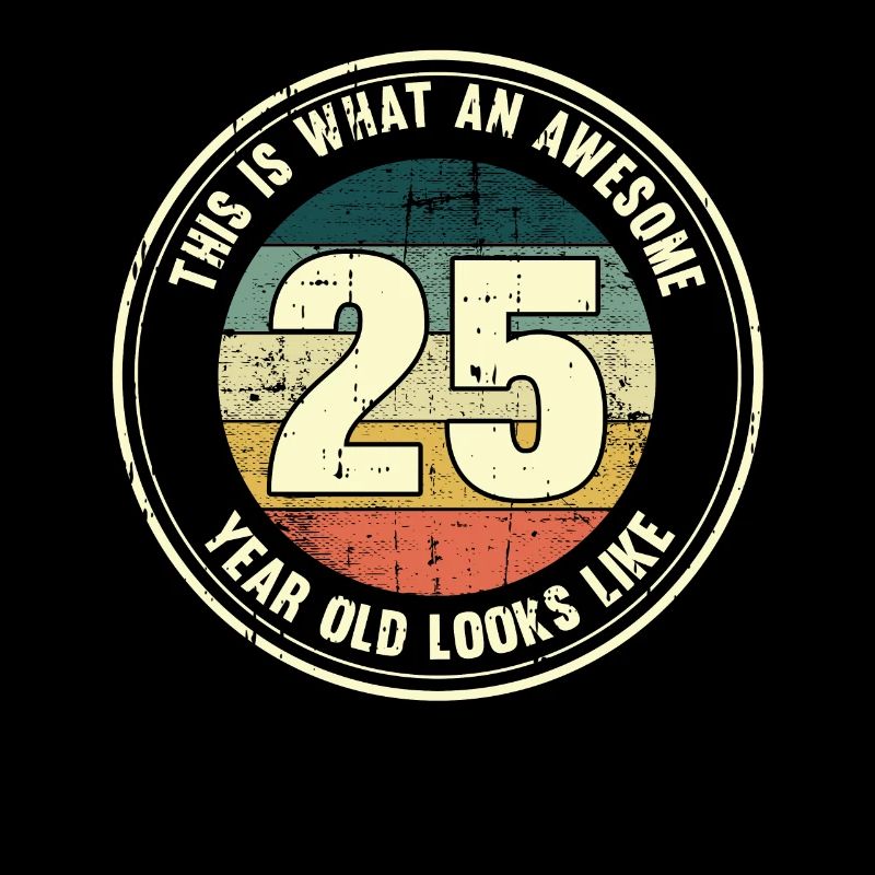 25e anniversaire pour que vous voyiez avec 25 cadeaux rétro