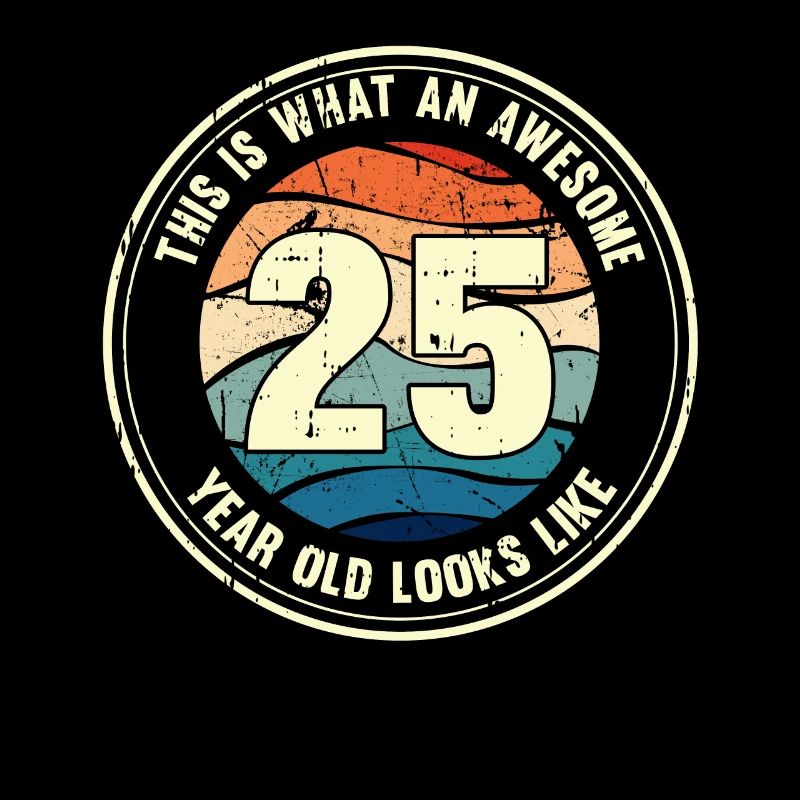 25e anniversaire pour que vous voyiez avec 25 cadeaux rétro