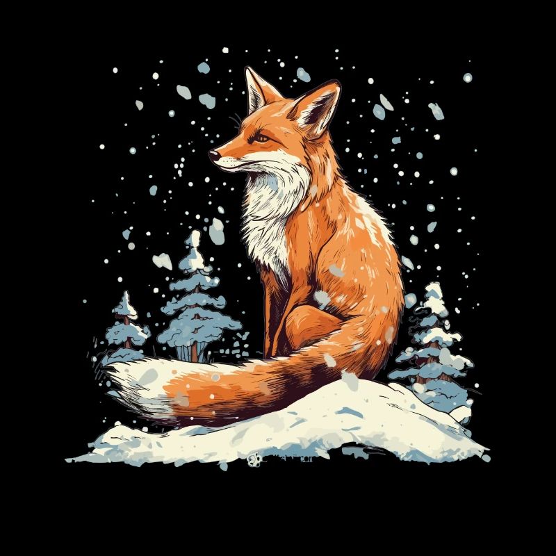 Fuchs Im Winterwunderland