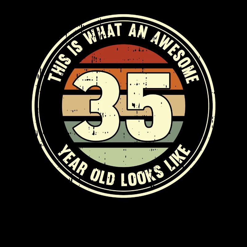 35e anniversaire pour que vous voyiez avec 35 cadeaux rétro