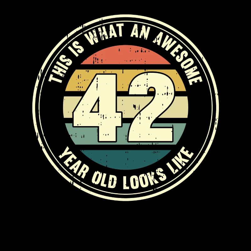 42e anniversaire pour que vous voyiez avec 42 cadeaux rétro