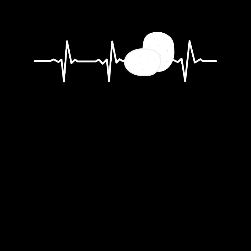 Potato Mashed Potatoes Heartbeat Pulse Gift