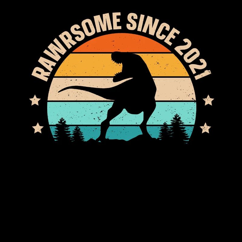 Rawrsome Since 2021 T-Rex 2. Geburtstag