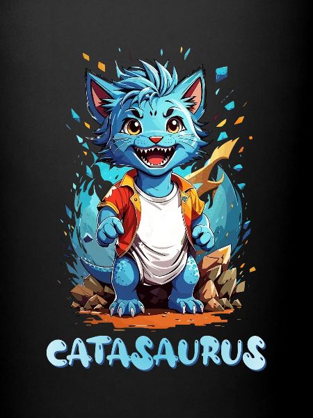 Catasaurus Chat Dinosaure Chibi