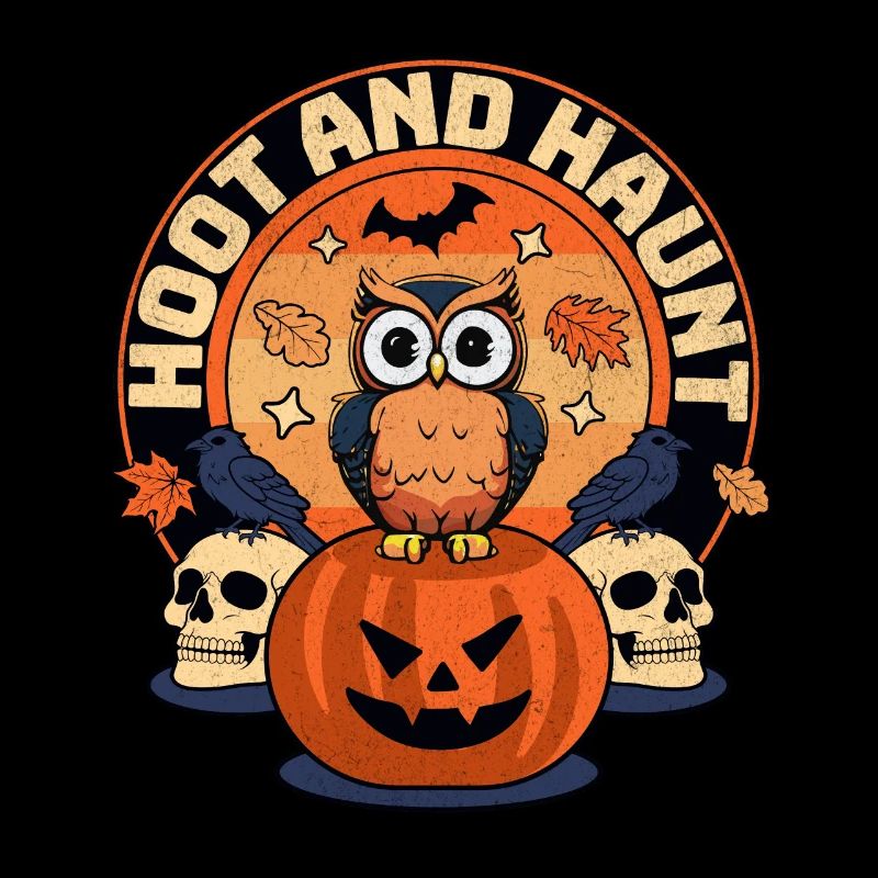 Schrei Und Spuk - Halloween-eule