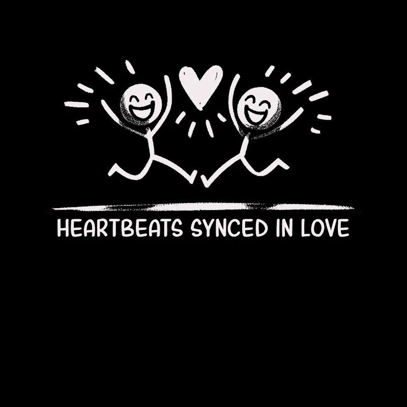 Heartbeats Synced in Love - Couples Connection