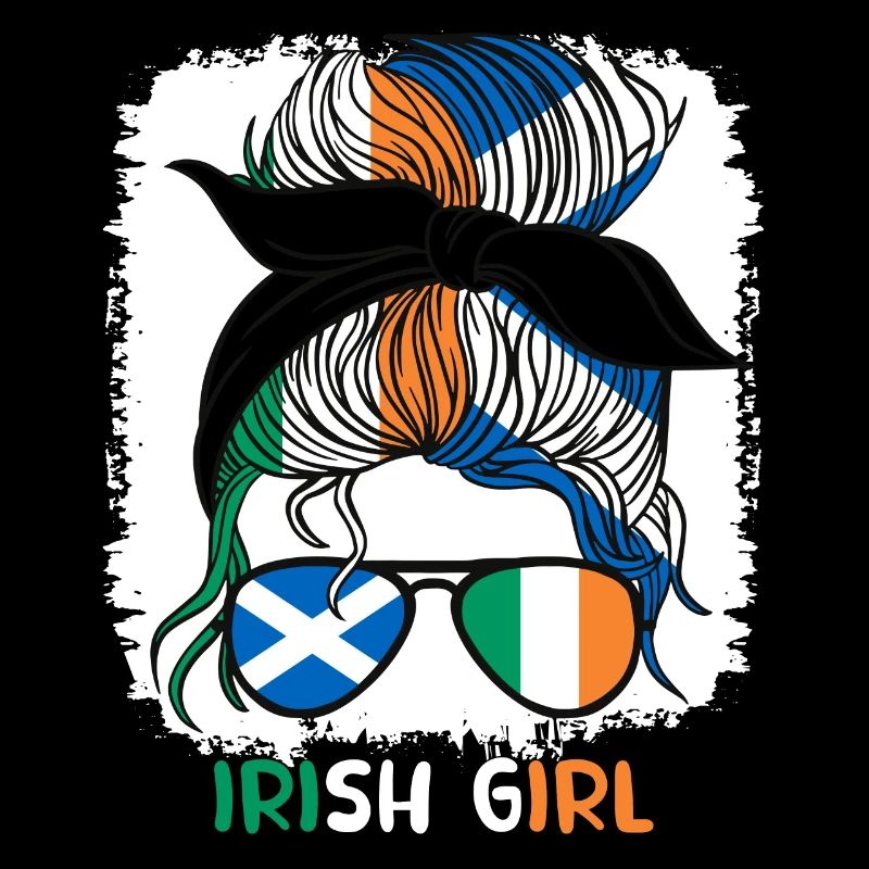 Schottisches halbirisches Mädchen Irland Schottland cailín