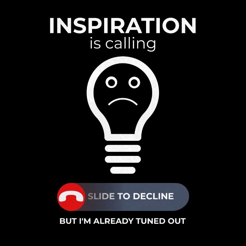 Creative Struggles – Inspiration and Humor