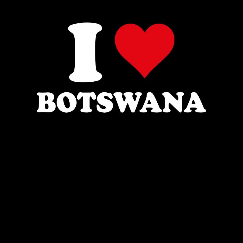Ich liebe Botswana Herzgeschenk Botswana