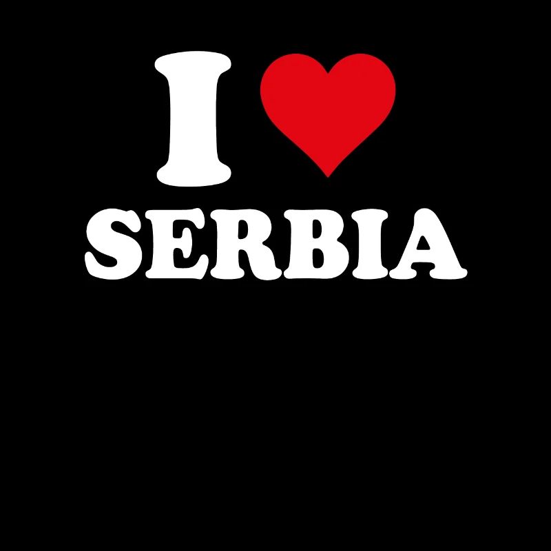 Ich liebe Serbien Herz Serbisches Geschenk