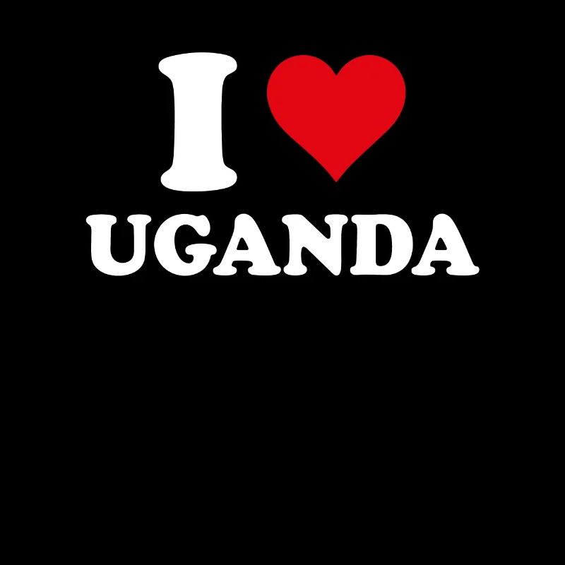 I Love Uganda Heart Gift Ugandan Ugandan