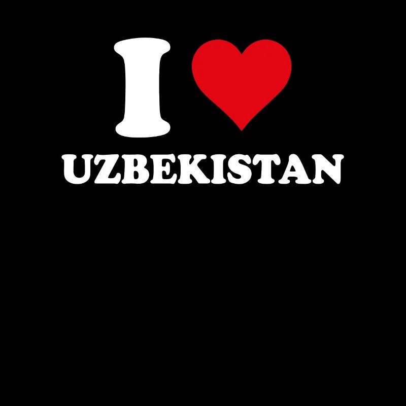 Ich liebe Usbekistan Herz Usbekisch Geschenk