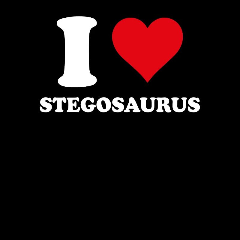 J'aime Stegosaurus Paléontologie Dinosaure