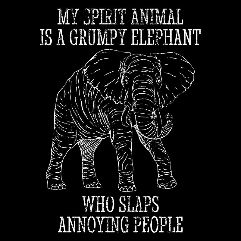 Elefant Spirit Tier Retro Design Vintage Gefühl