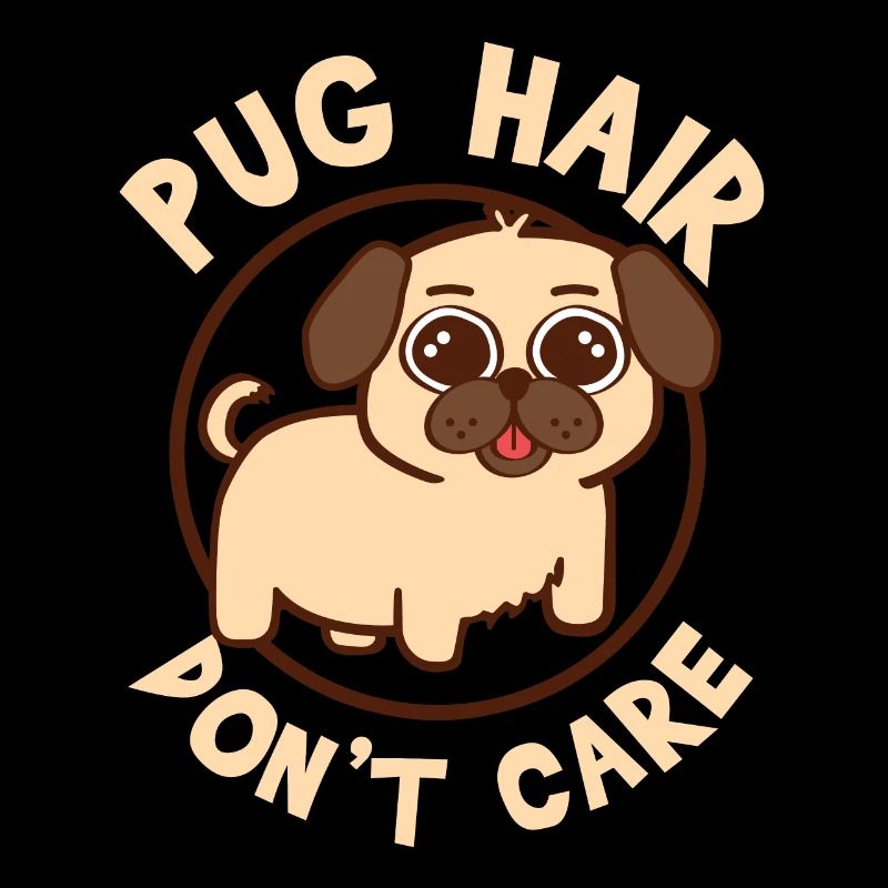 Adorable conception de la vie de carlin pour les mamans de chiens