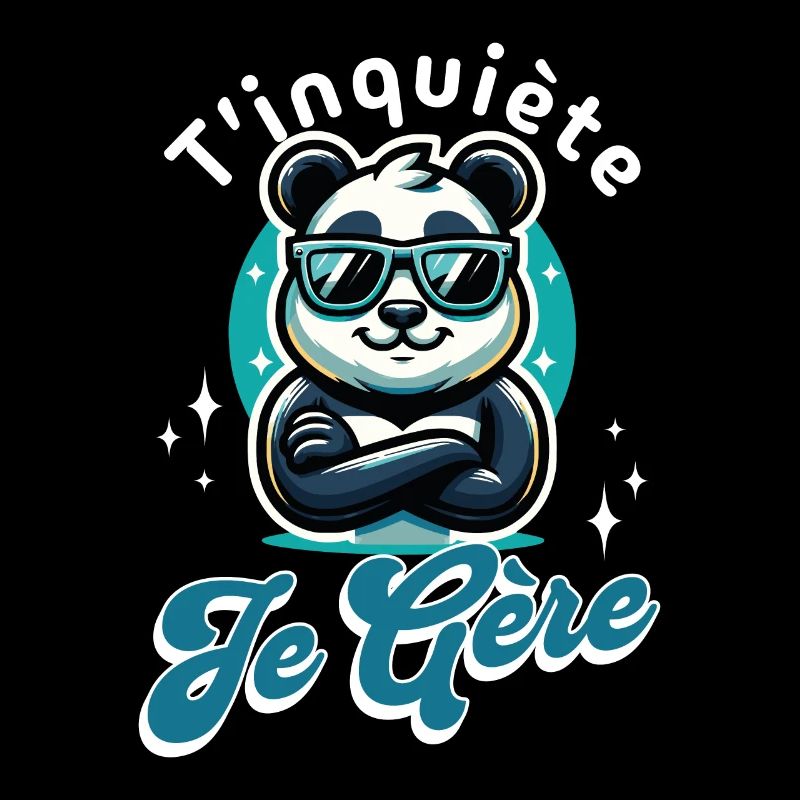 Don't worry I manage panda cool gift humor