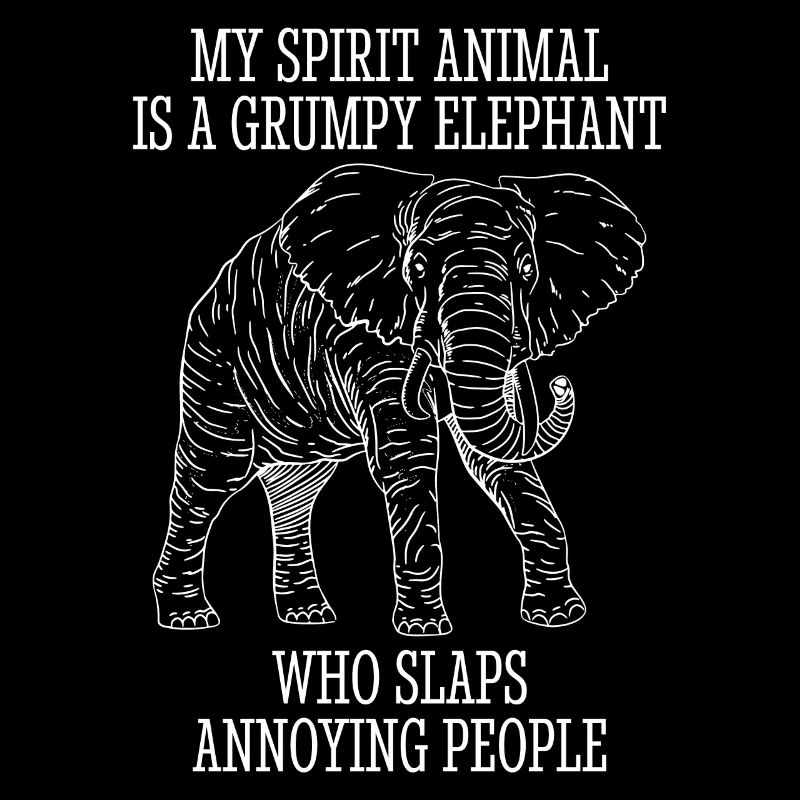 Retro Elephant Spirit Animal Collection
