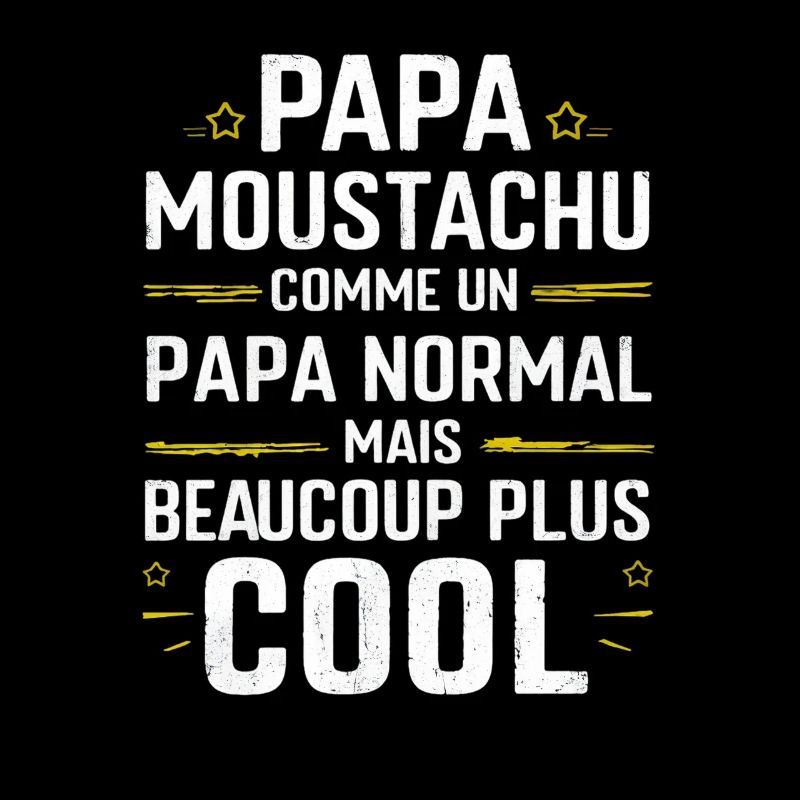 Vatertag Humor Schnurrbart Papa Geschenk