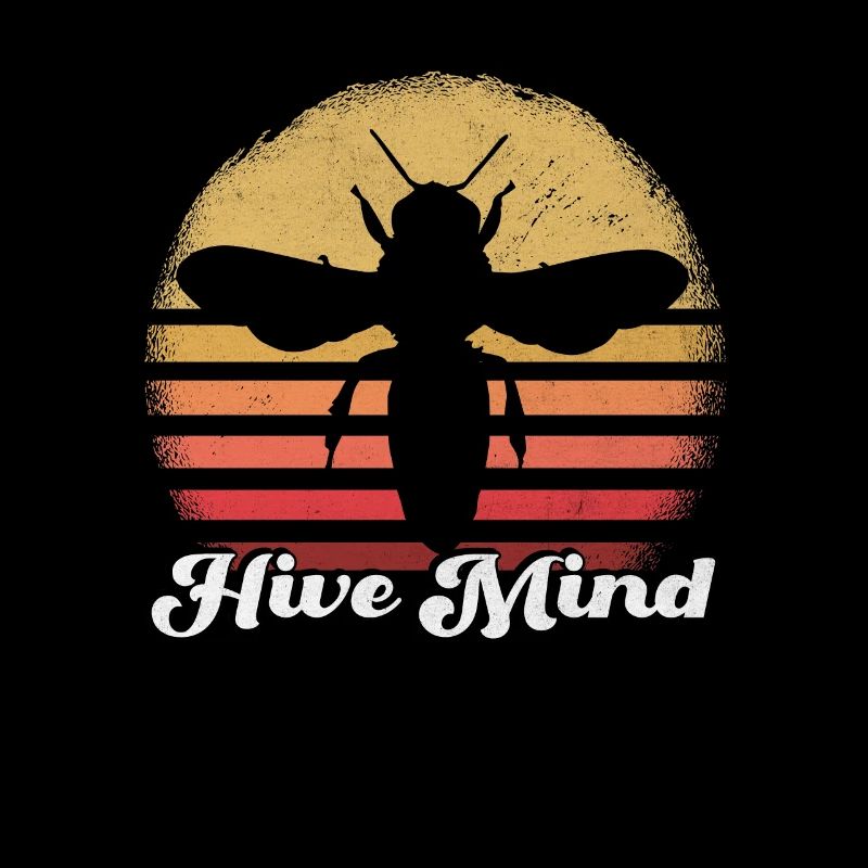 Hive Mind Motivational Bee Art