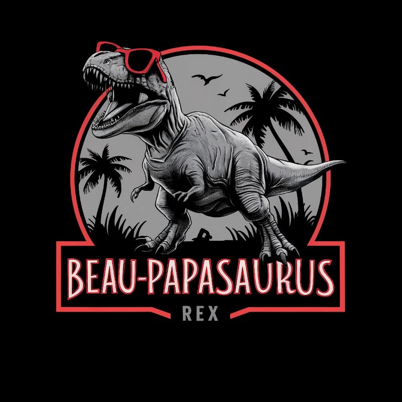 Schöner Papasaurus Rex Geschenk Stiefvater Dinosaurier