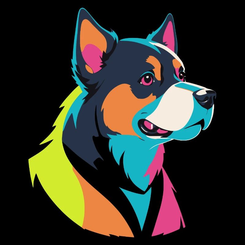 Chien Pop Art