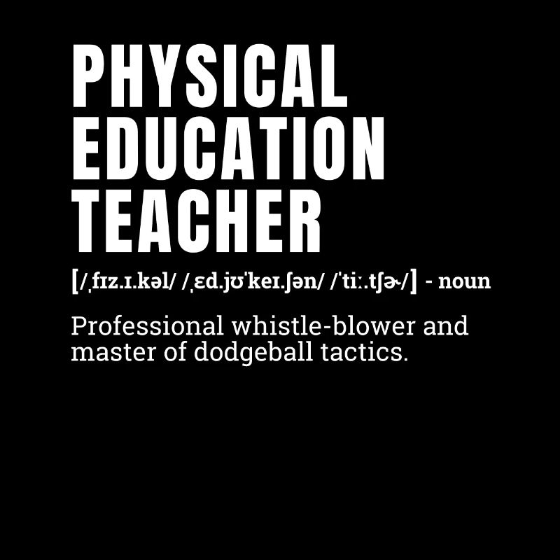 Professeur d’éducation physique drôle Dénonciateur de