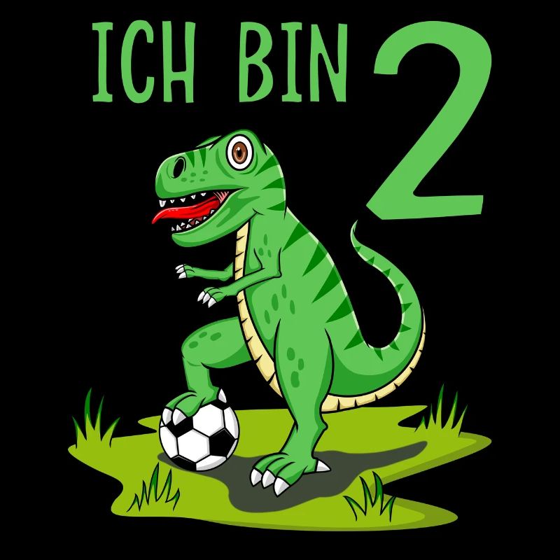 Dinosaurier Rex Fußball 2 Geburtstag