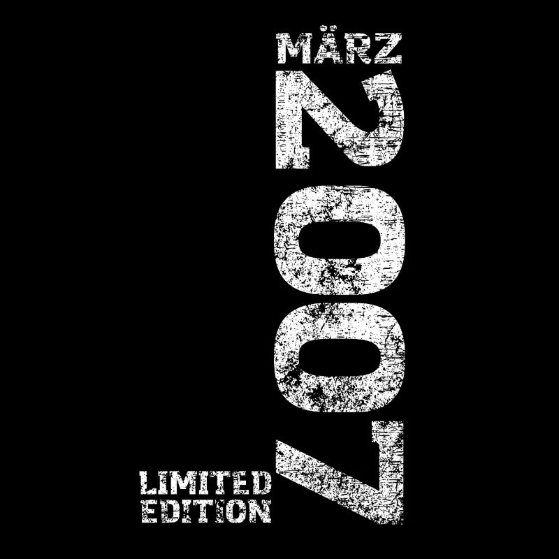 Limited Edition 2007 18. Geburtstag Geschenk