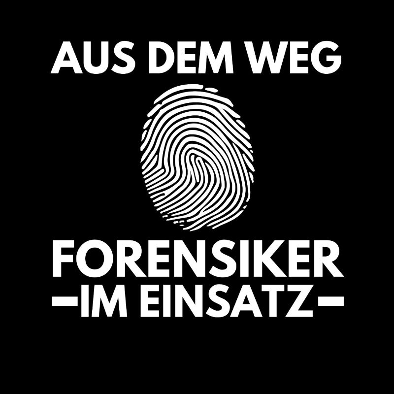Forensik Design- Perfekt für Kriminaltechnik-Fans