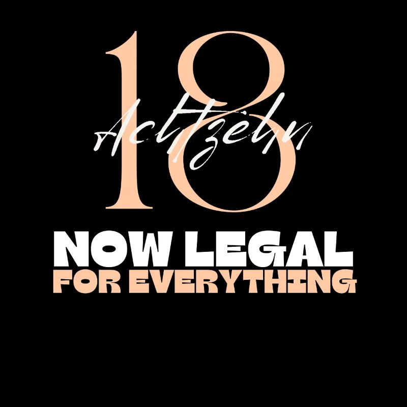18 ans 18e anniversaire Enfin 18