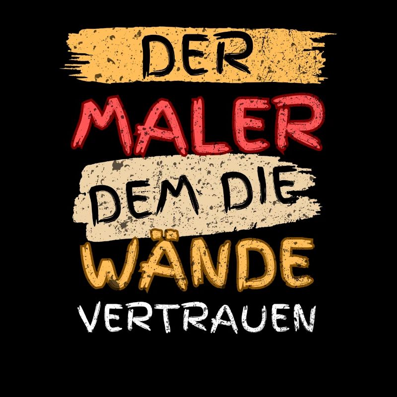 Cooles Maler Design - Kunst trifft Handwerk