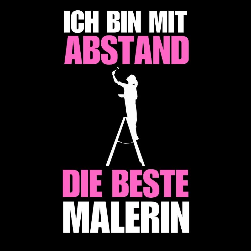 Cooles Malerin Design - Kunst trifft Handwerk