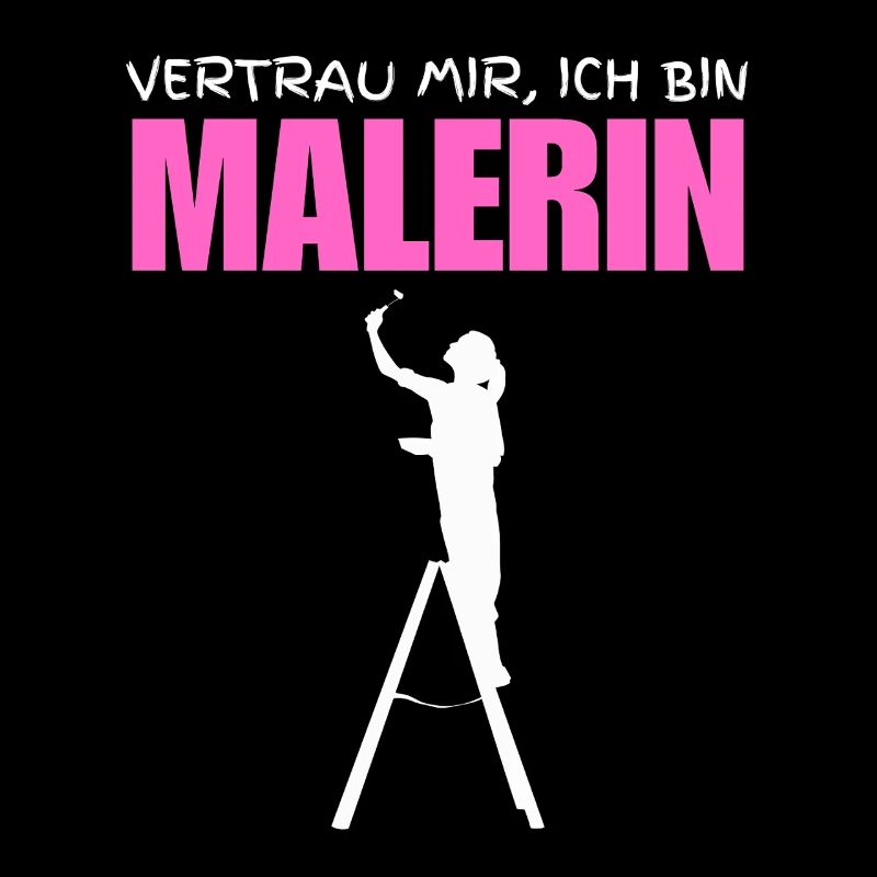 Cooles Malerin Design - Kunst trifft Handwerk