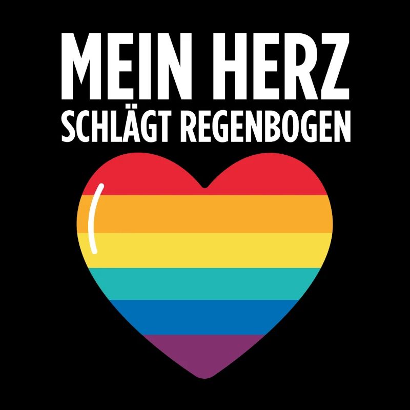 Cooles Design mit Regenbogen für CSD & LGBTQ+