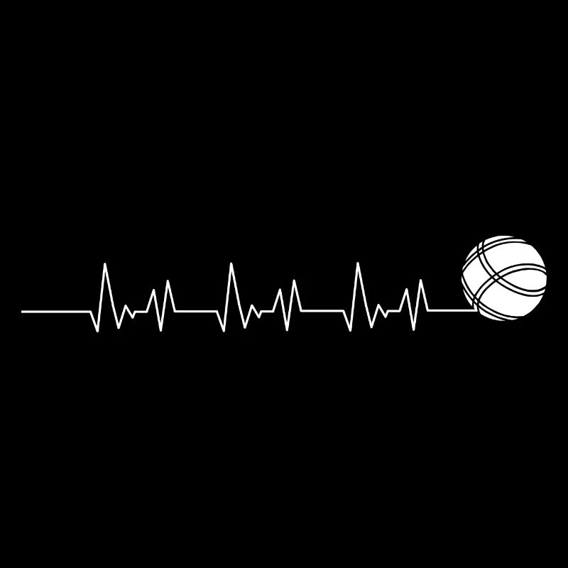 Pétanque battement de coeur passion