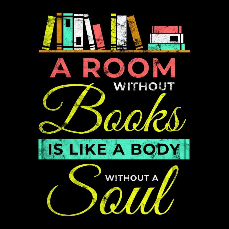 A Room without Books Read Book Bookworm Gift