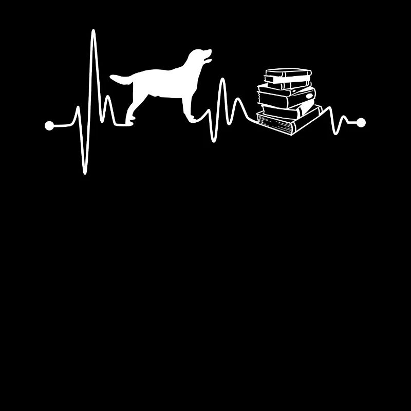 Heartbeat EKG Pulse Labrador Retriever Lesen Buch