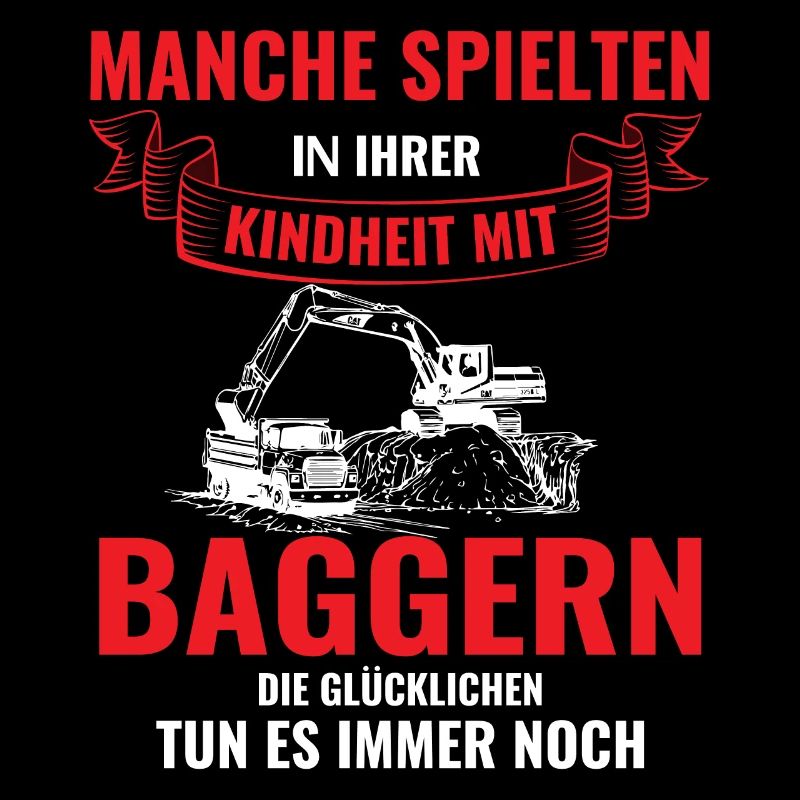 Bagger Baggerfahrer Geschenk