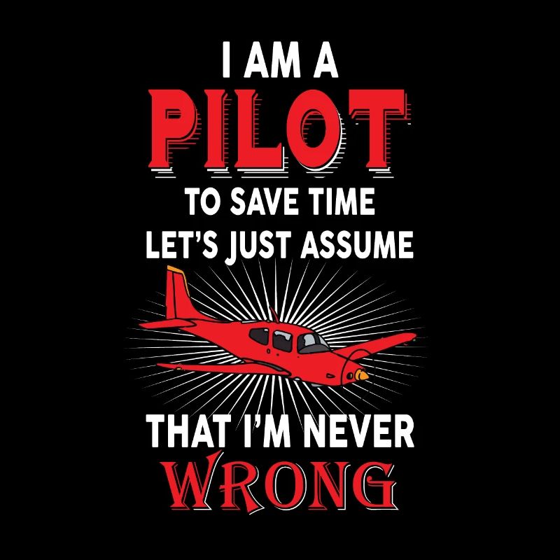 Pilot Piloten Spruch Geschenk