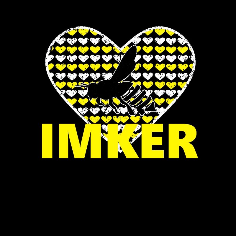 Imker Bienen Biene Herz Geschenk