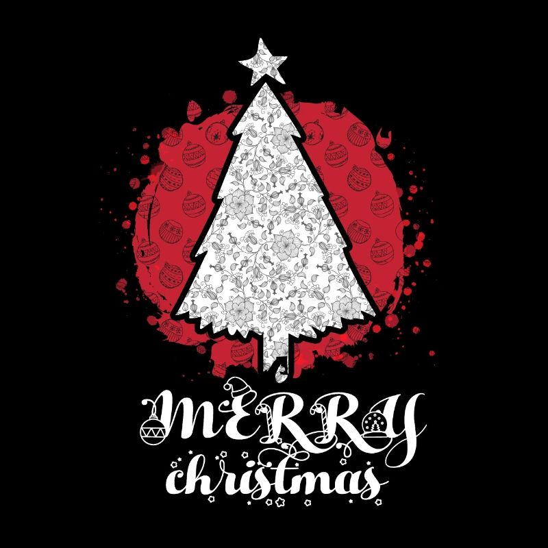 Arbre affectueux joyeux Noël joyeux