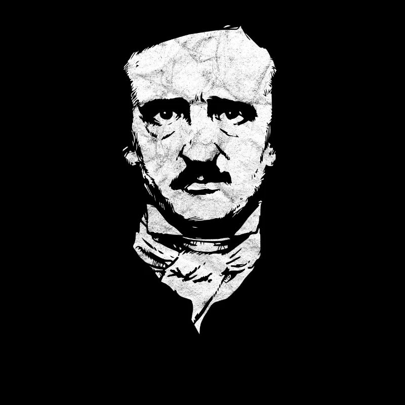 Edgar Allan Poe Gothic Raven Nevermore Englisch