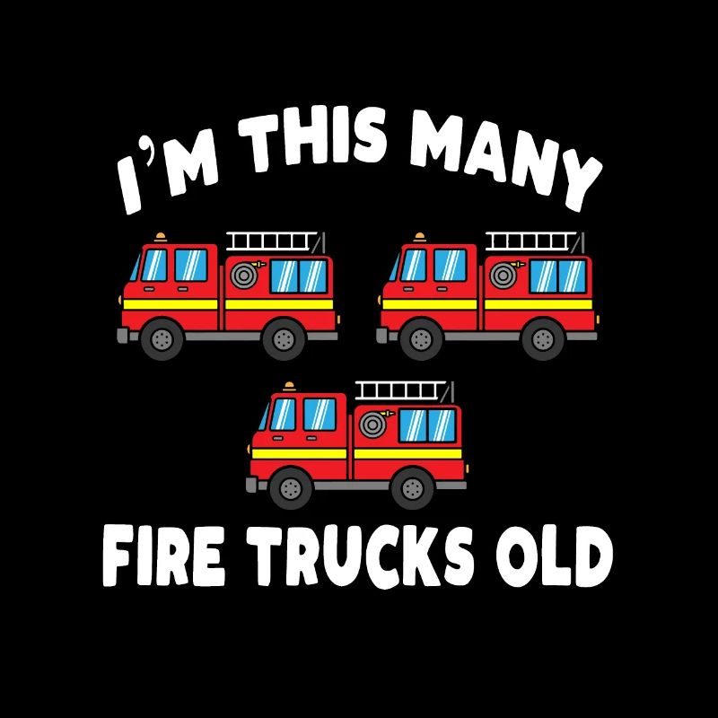 Firefighter 3 years birthday