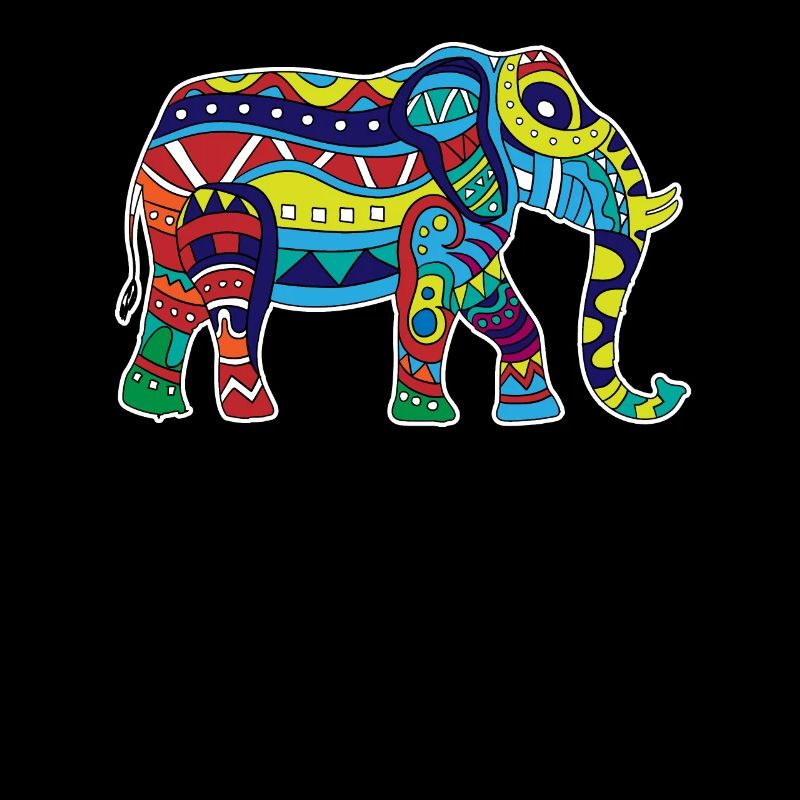 Colorful elephant