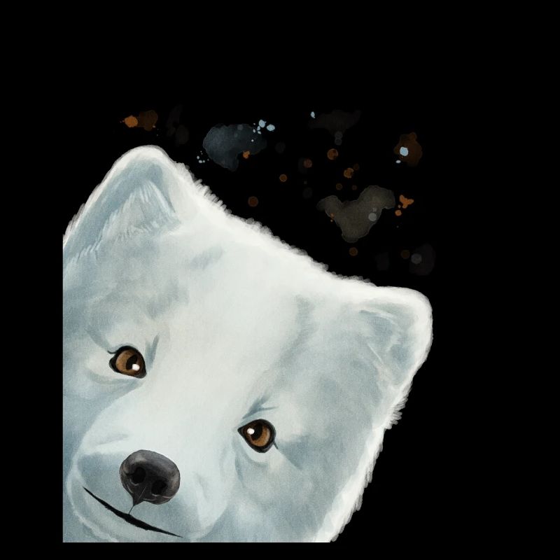 Neugieriger Polarfuchs