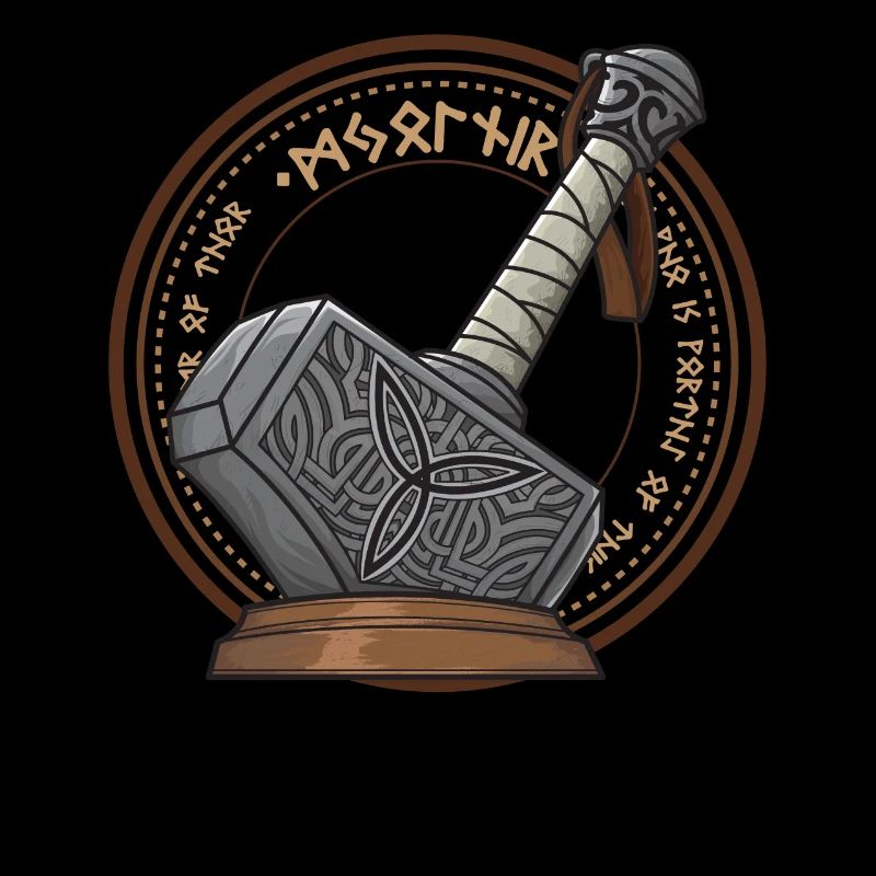 Mjolnir Thors Hammer Vikings Walhalla Vikinger