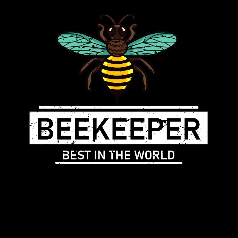 Beekeeper saying bees