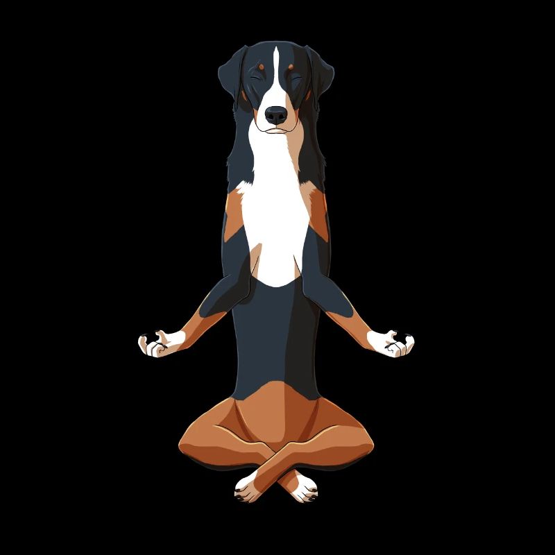Yoga Appenzell Mountain Dog